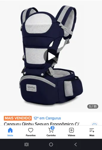 Canguru ergonômico