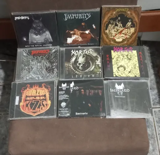 CDs Black, Thrash Metal Zerados e Seminovos. 