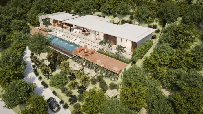 TERRENO EXCEPCIONAL EM ITAIPAVA COM PROJETO AUTORAL PRONTO PARA GANHAR VIDA