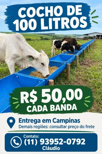 COCHO PARA GADO DE 100 L