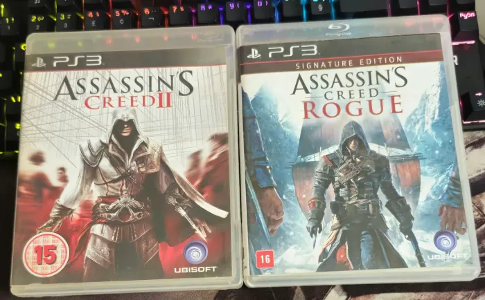 2 Jogos Originais Assasin's Creed - Playstation 3 (Faço olx pay)
