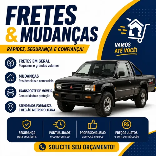 Fretes e mudança fortaleza Caucaia e Maracanaú