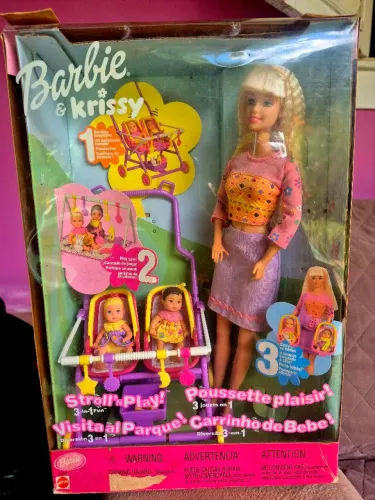 Barbie & Krissy Carrinho de Bebê
