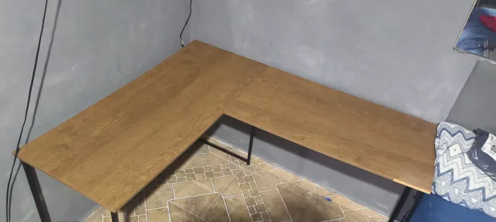 Mesa em L 130x110 