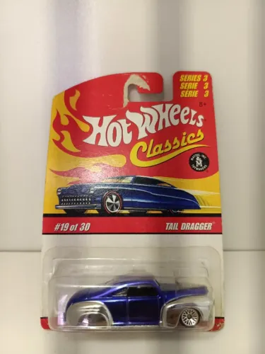 Hot Wheels Classics Series 3 - Tail Dragger #19/30 (Azul Spectraflame) 2006