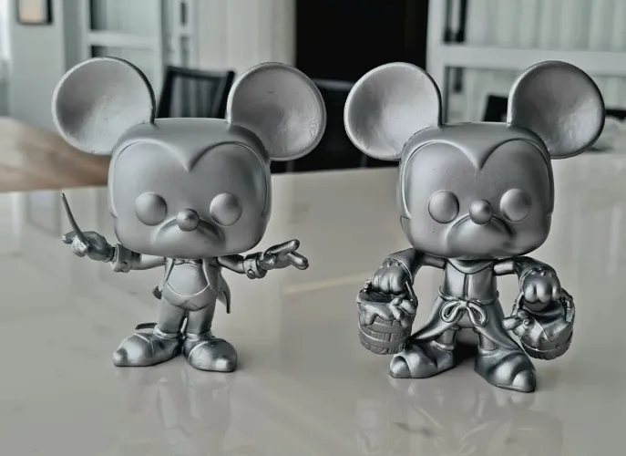 Funko Pop Mickey Mouse Prateado - Raridade