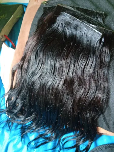 Vendo o cabelo vida dinamita humano duzentos e poucas gramas na tela da fita adesiva