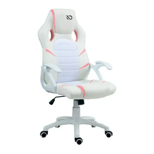 Cadeira Gamer Duex Infinite Boost DX9002WP, Branco com Rosa