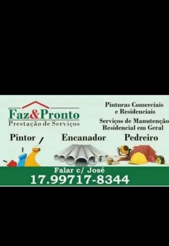 Pedreiro pintor encanador e outros serviços 