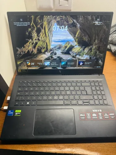 Notebook Acer Nitro V15 com upgrades