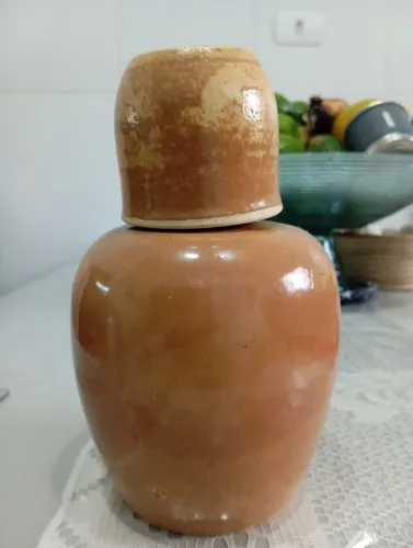 Garrafa cerâmica