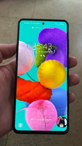 Celular Samsung A51 Usado em ótimo estado 
