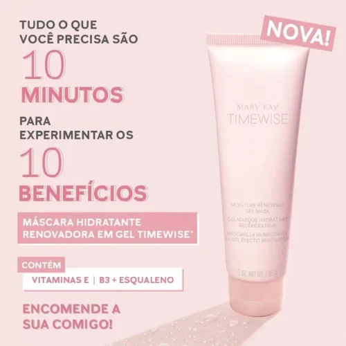 Máscara hidratante Renovadora em Gel Mary Kay 85g