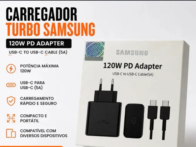 Carregador Samsung tipo C