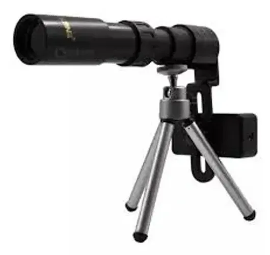 Monocular Com Tripé 10x40 Suporte Celular Para Fotos