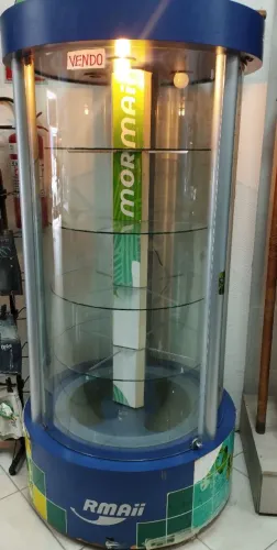 EXPOSITOR GRANDE DE VIDRO USADO