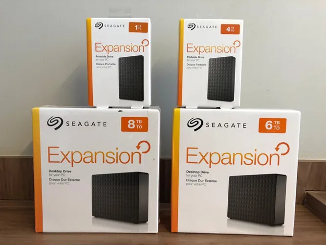 HD Externo 3.0 de Vários Tamanhos da Segate