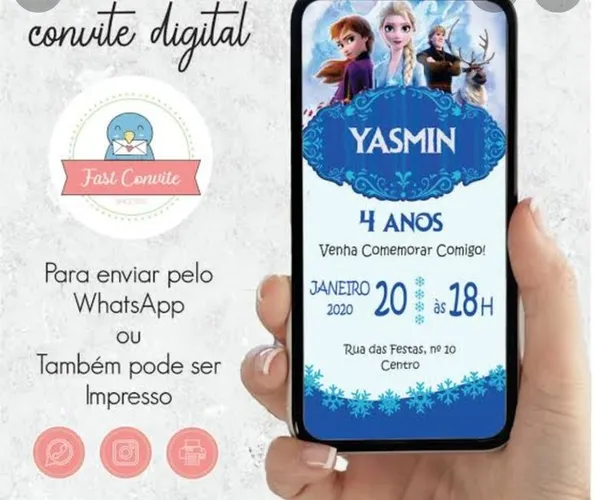 Convite Digital apenas 7,00