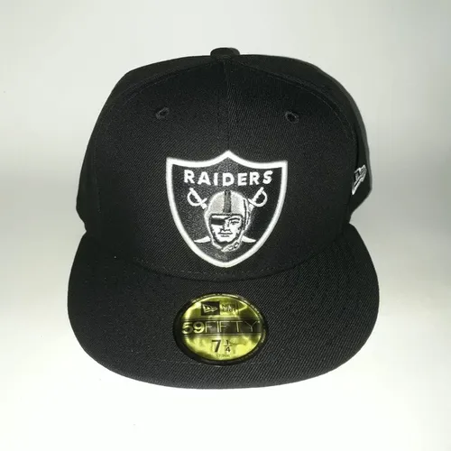 Boné Oakland Raiders preto - New era - 7 1/4 - NFL Fitted 59fifty 