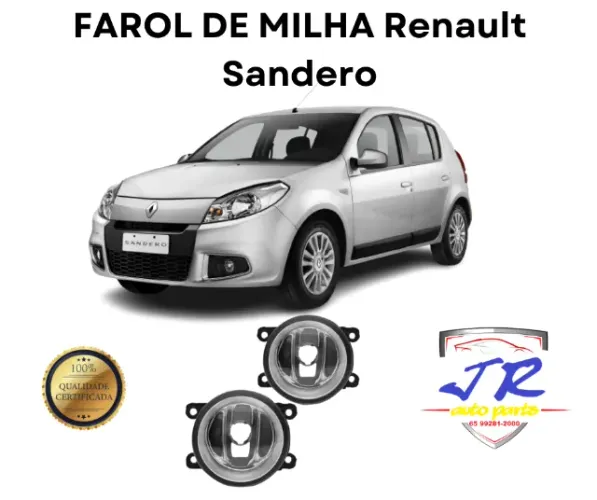 Par Farol Milha Sandero