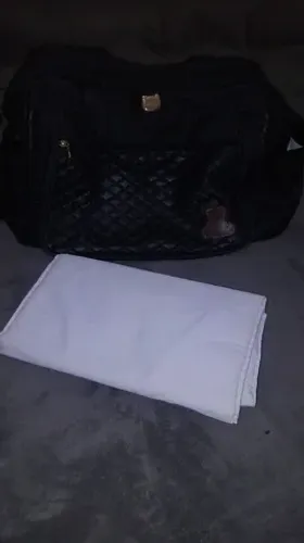 Bolsa maternidade unissex preta