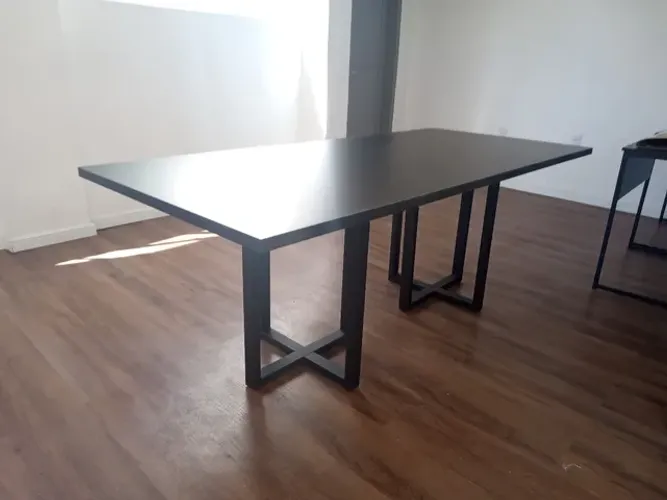 Mesa para reunião retangular escritório 
