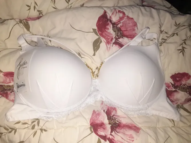 Sutiã branco renda - Jackie Lingerie tamanho 50