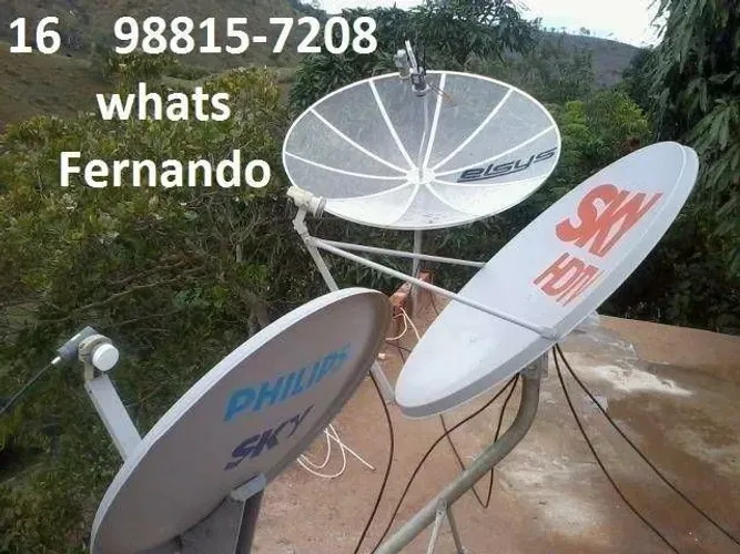 INSTALAÇÃO ANTENAS SKY CLARO AMAZONAS TELSTAR - SÓ 99,00