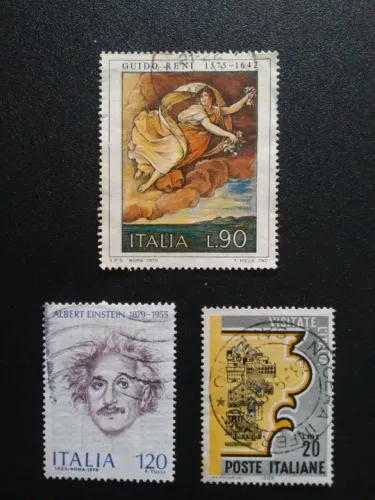 3 Selos Raros da Itália 