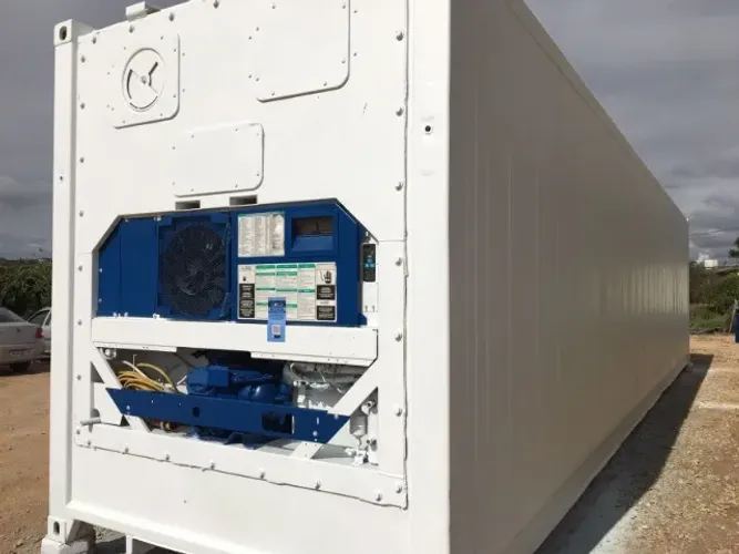 Container Reefer HC 40 pés para Nordeste com transporte marítimo à pronta entrega