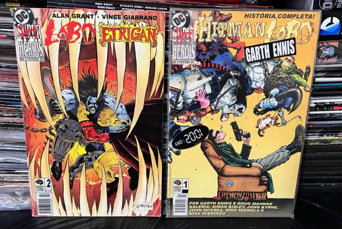Lobo Anti Heróis do Universo DC Lobo e Etrigan e Hitman e Lobo