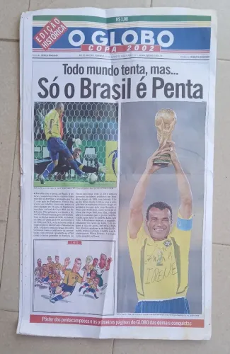  Edição Histórica Copa do Mundo 2002 - Brasil Pentacampeão
