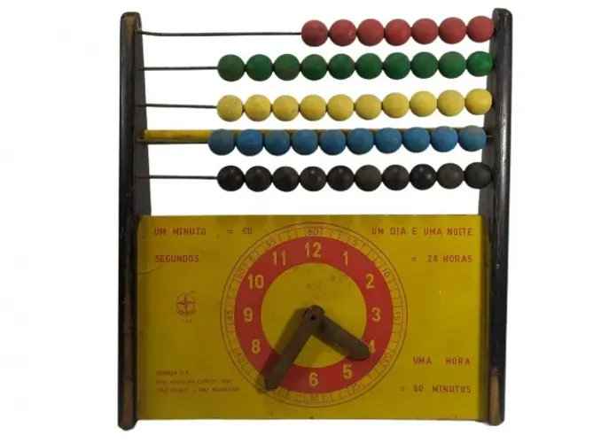 BRINQUEDO ANTIGO DA ESTRELA - Ensinado a criança sobre os horários e sobre o relógio. 