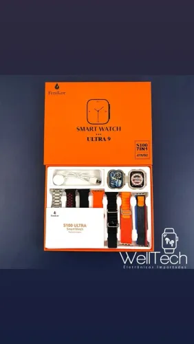 Kit Smartwatch 7 Pulseiras + Fone Bluetooth 