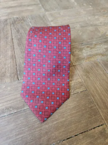 gravata vermelha de seda ângelo bosani