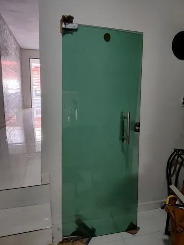 Porta Blindex Vidro Verde 10mm