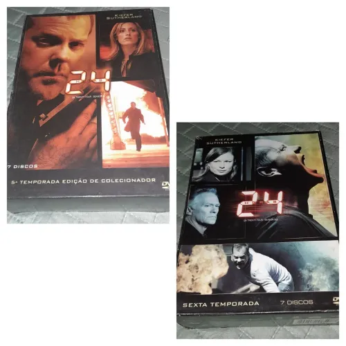 2 Box dvds 24 horas- 5 e 6 temporadas