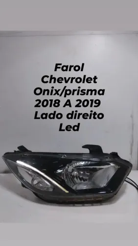 Farol Chevrolet Onix/Prisma 2018-2019 Lado Direito 