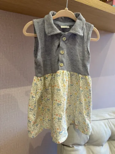 Vestido Gola Florido