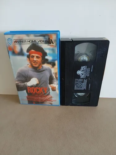 VHS Rocky Um Lutador - 1a Tiragem - Stallone - Raríssima 