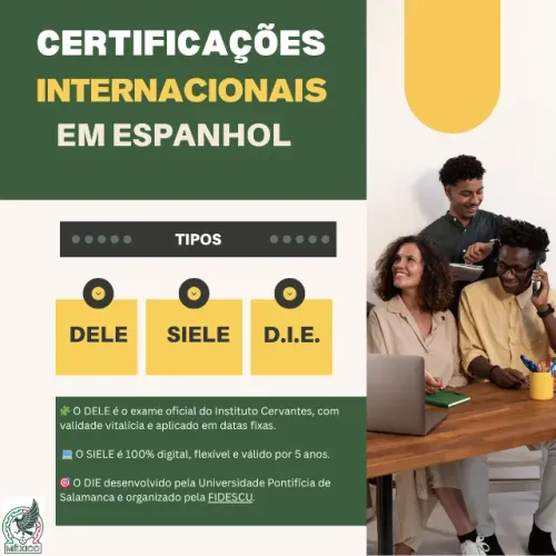 Curso de Espanhol para Certificações Internacionais (DELE/SIELE) - Professor Mexicano
