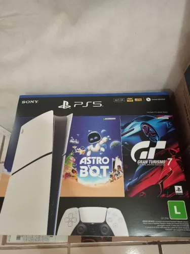 Ps5 slim com jogos lacrado