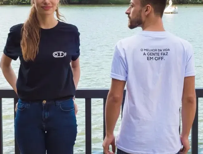 CAMISETA algodão unisex (tamanho M branca)