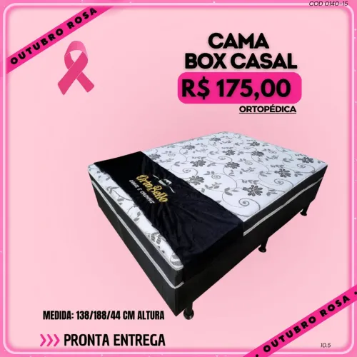 Cama box casal