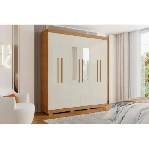Guarda Roupa 6 Portas 4 Gavetas com Espelho FAZEMOS ENTREGAS DF E ENTORNO
