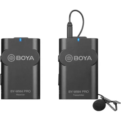 Microfone de Lapela, Boya Sem Fio, Omnidirecional - By-wm4