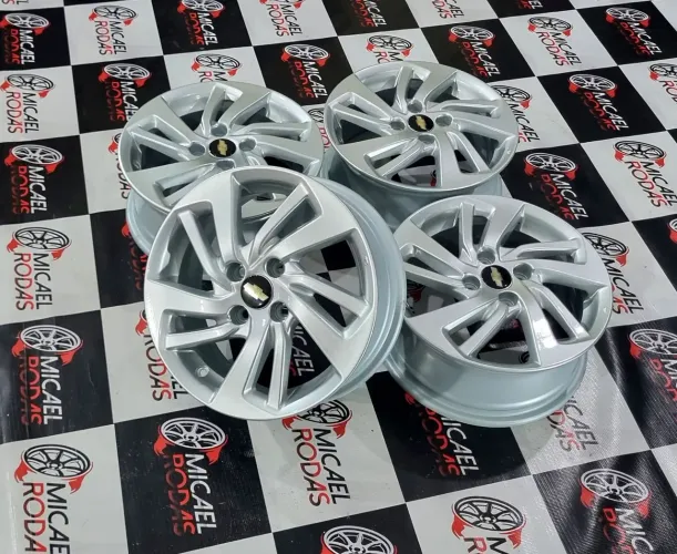 Jogo de Rodas 15 GM Celta Corsa Astra 4x100 + Pintura Nova 
