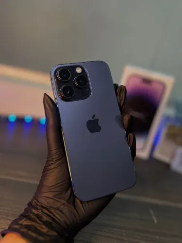 iPhone 14 Pro   Roxo  128GB  85% saúde da bateria  Anatel   Possui caixa e cabo 