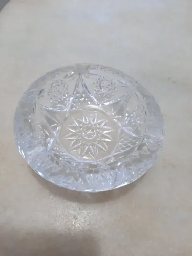 Cinzeiro de Cristal Lapidado