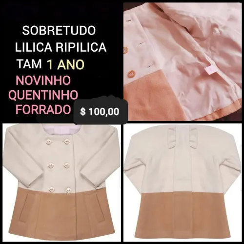  Lilica Ripilica sobretudo 1 ano